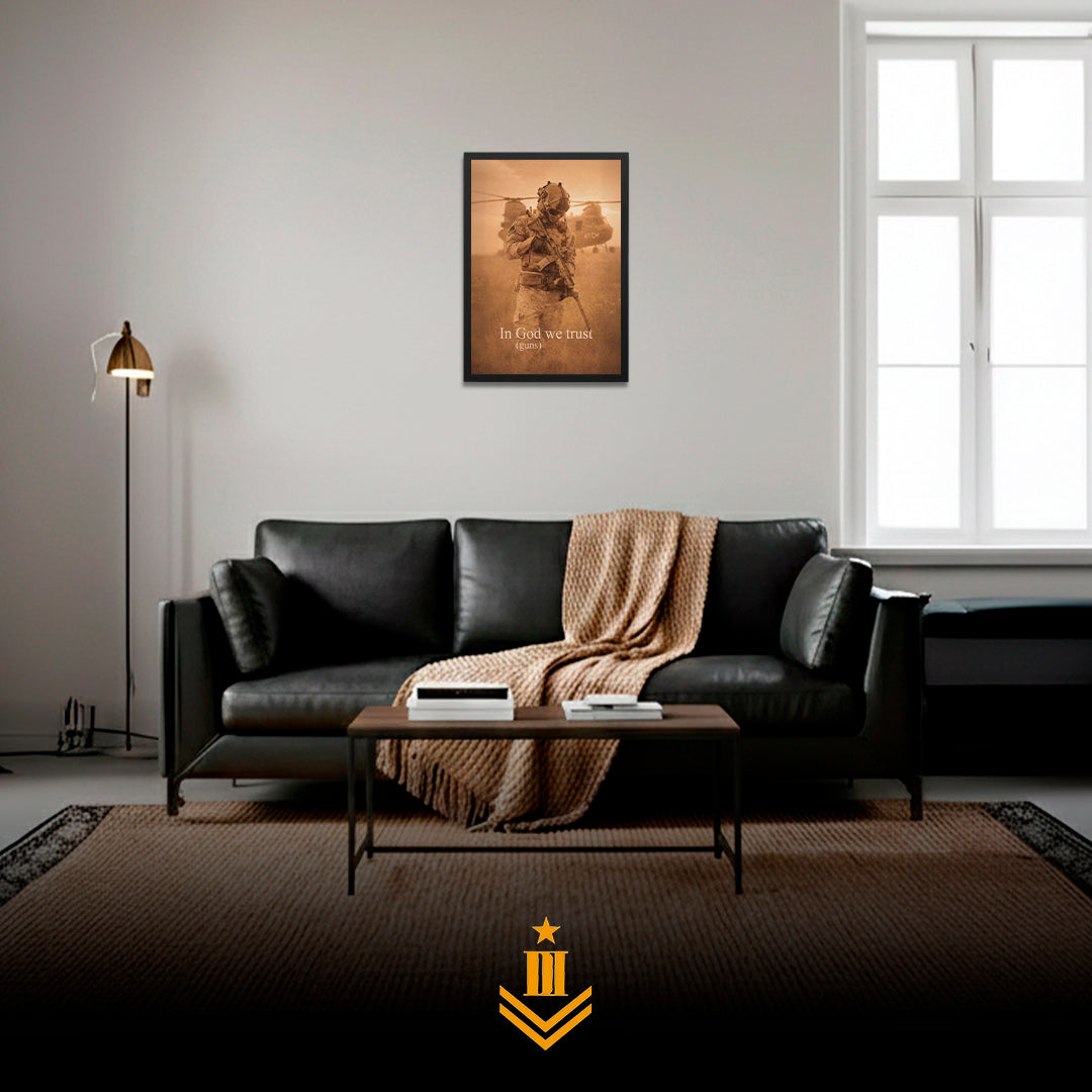 IN GOD WE TRUST (GUNS) | PÓSTER