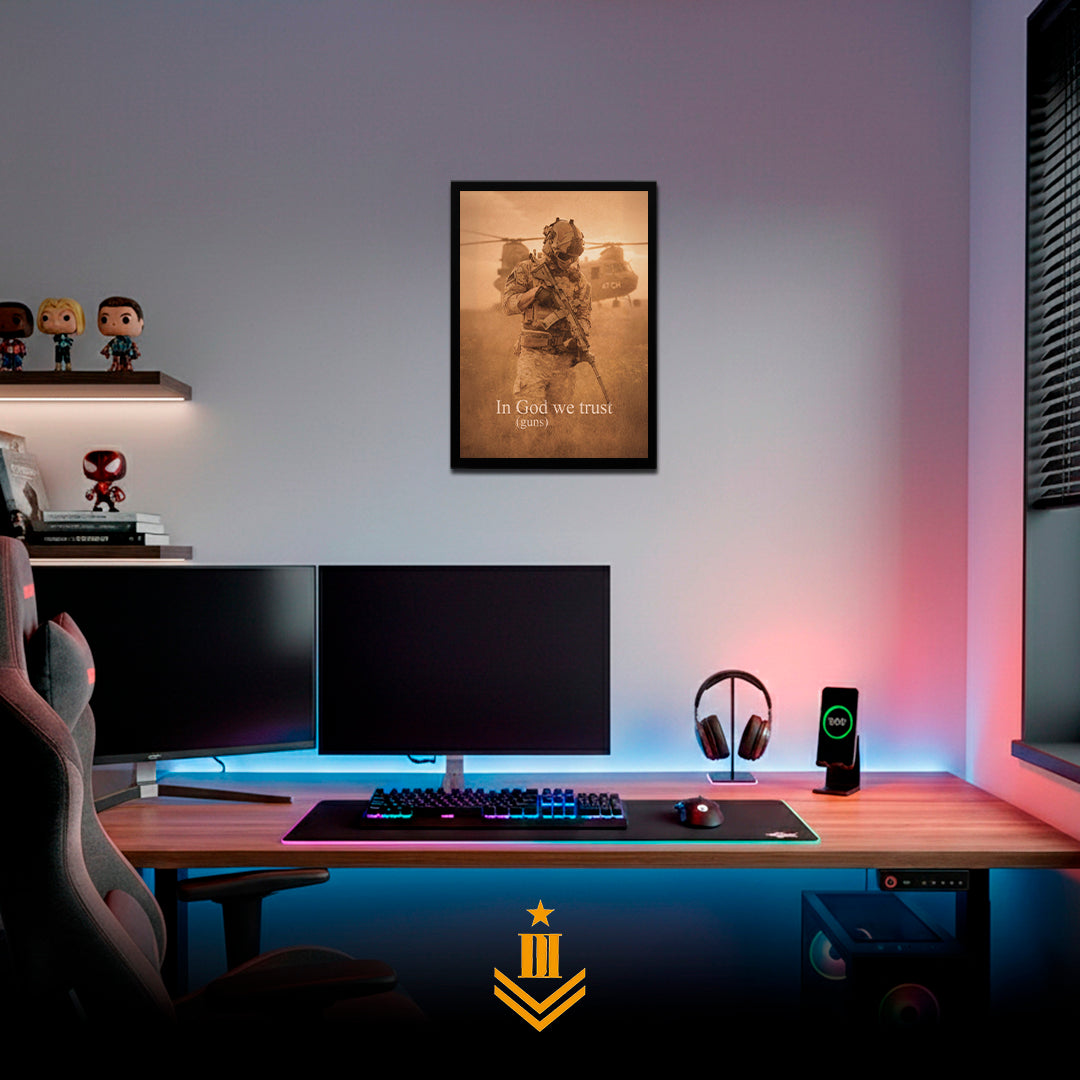 IN GOD WE TRUST (GUNS) | PÓSTER