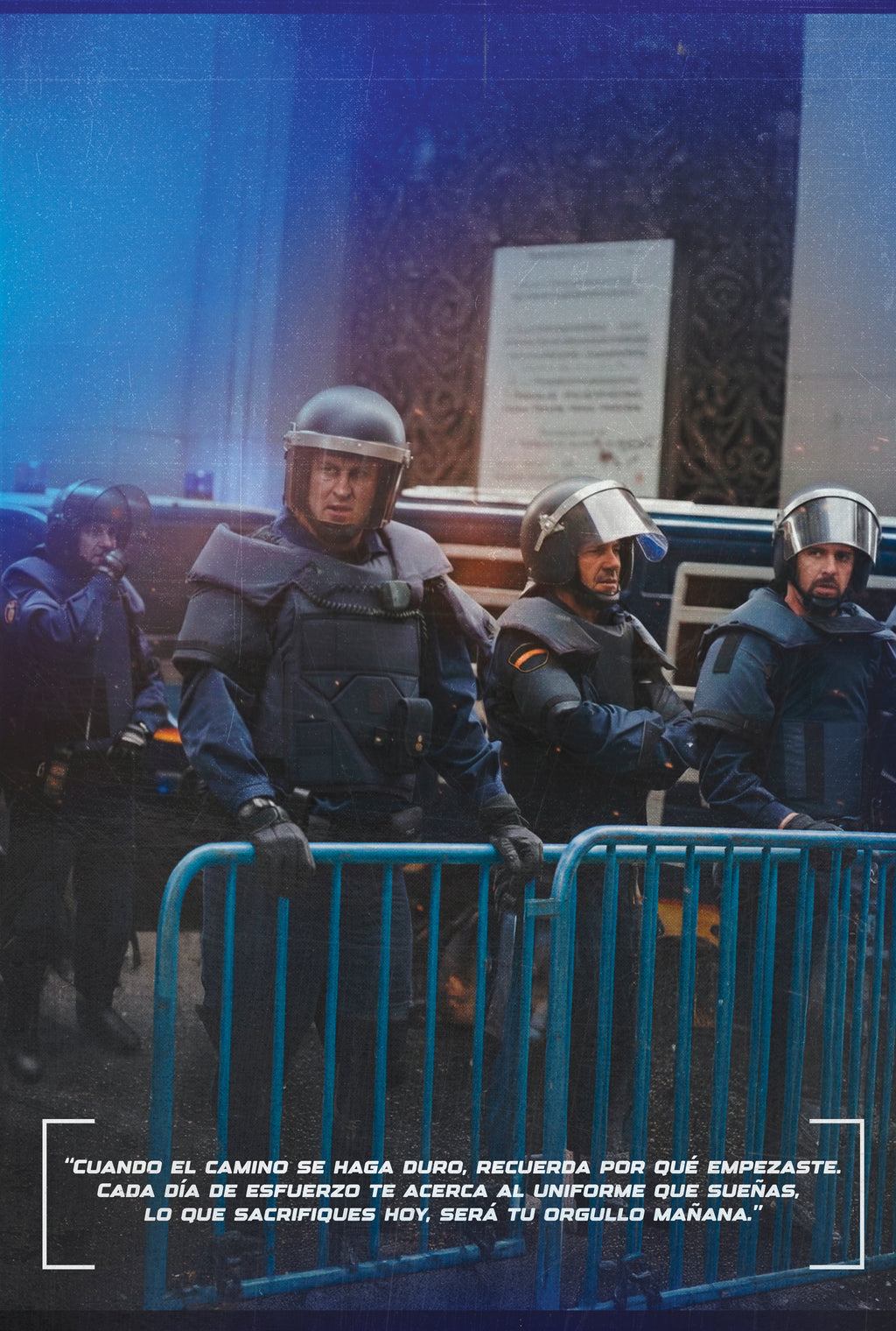 MOTIVACIÓN ANTIDISTURBIOS PN | PÓSTER