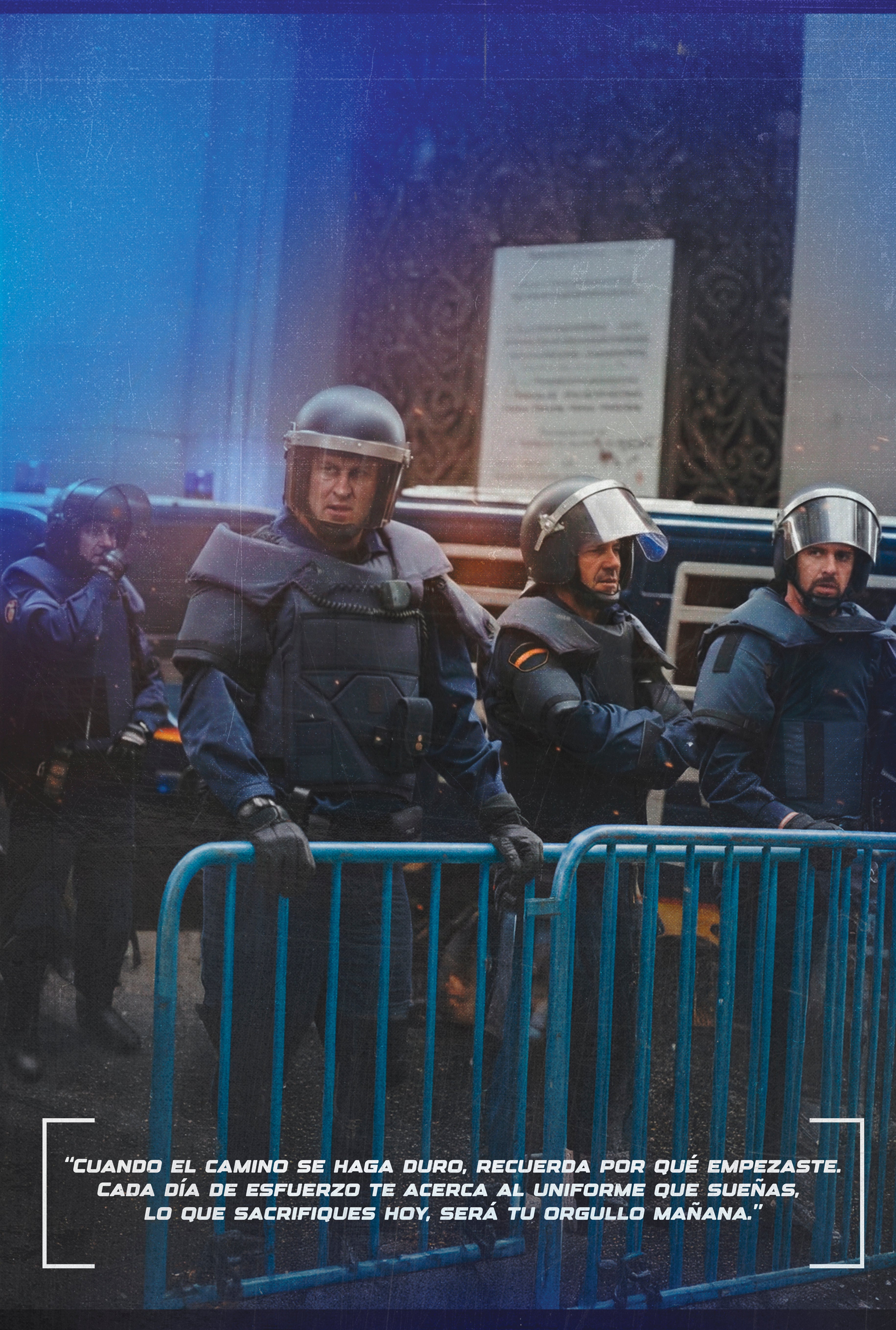 MOTIVACIÓN ANTIDISTURBIOS PN | PÓSTER