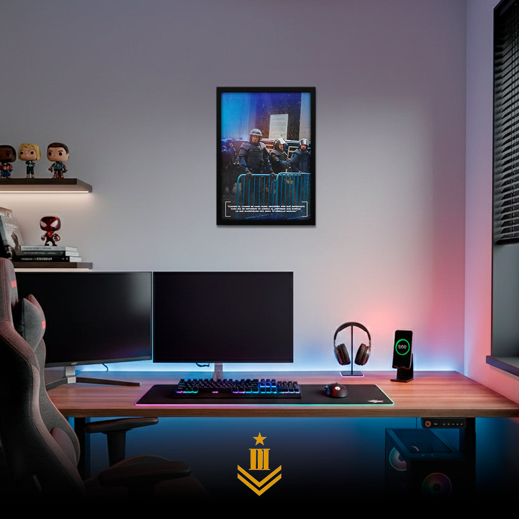 MOTIVACIÓN ANTIDISTURBIOS PN | PÓSTER