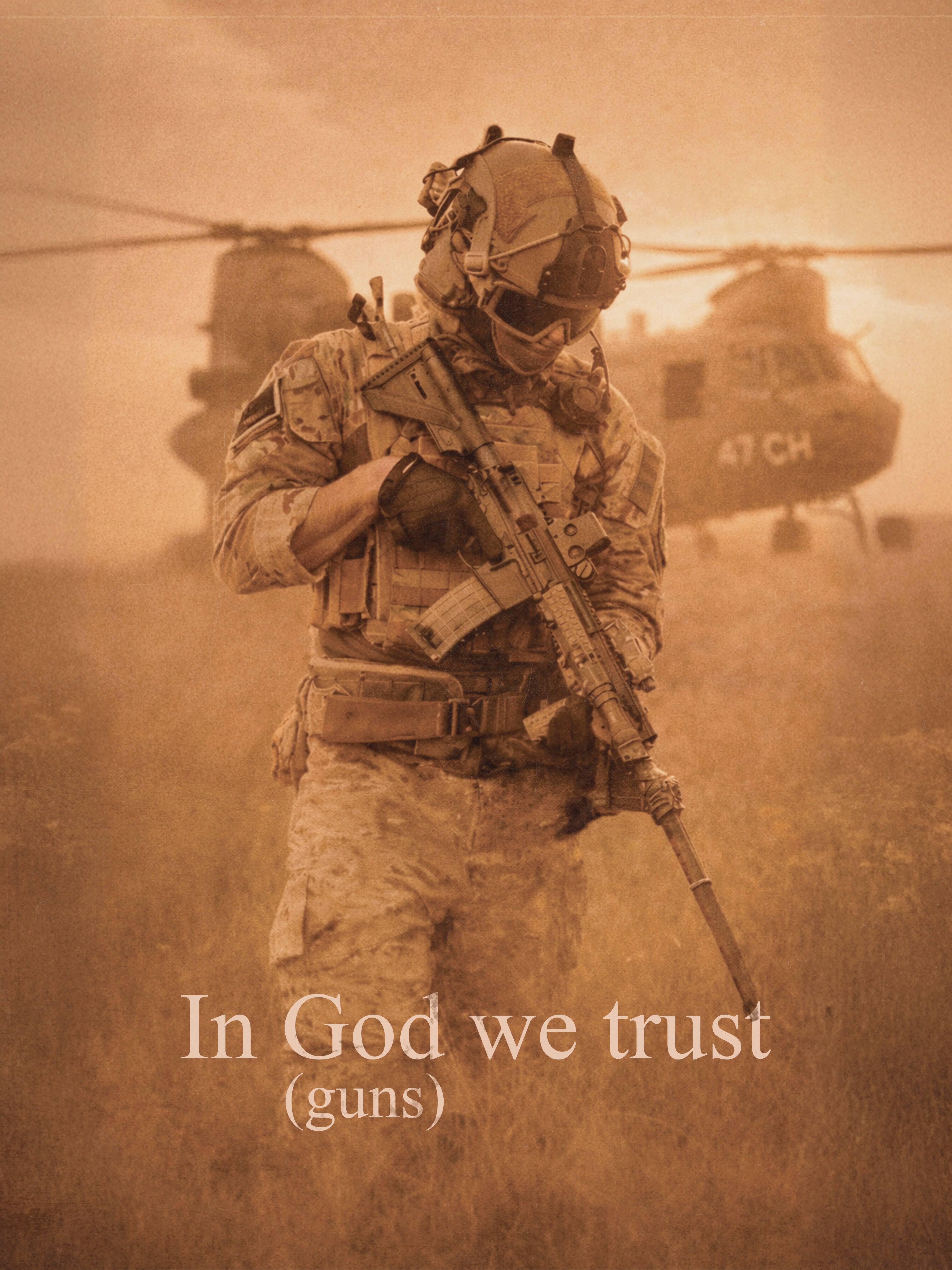 IN GOD WE TRUST (GUNS) | PÓSTER